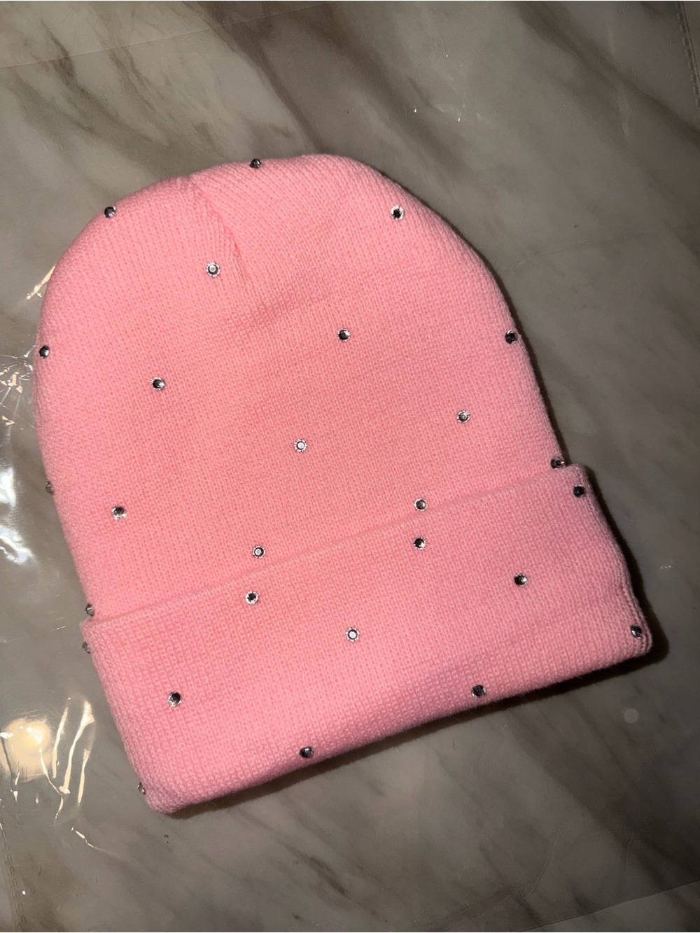 “Pink Icefall” Beanie - Picture 4 of 5